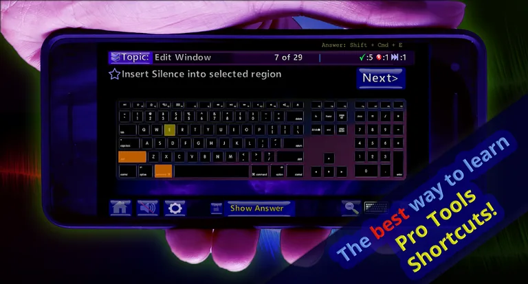 Pro Tools Shortcuts Trainer screenshot 2