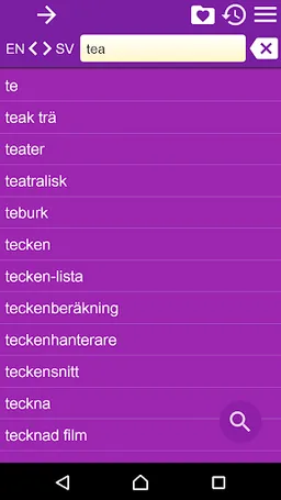 English Swedish Dictionary screenshot 7
