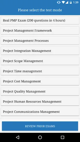 PMP Exam Simulator screenshot 6