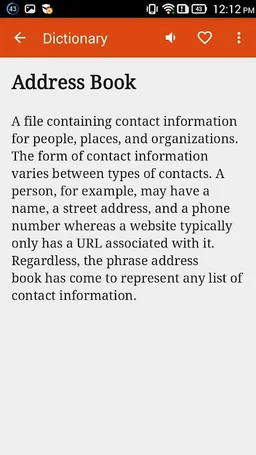Ubuntu Dictionary screenshot 1