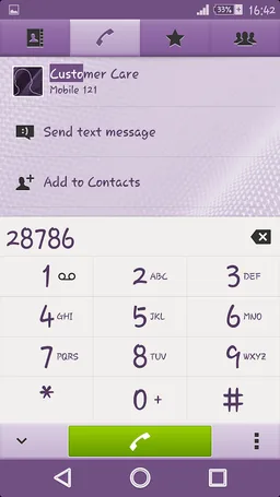Metal Violet Xperien Theme screenshot 4