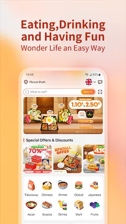 E-GetS : Food & Drink Delivery screenshot 1