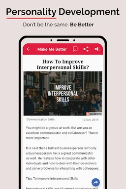 Make Me Better :Motivation App screenshot 4