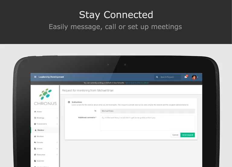Chronus - Mobile Mentoring screenshot 3