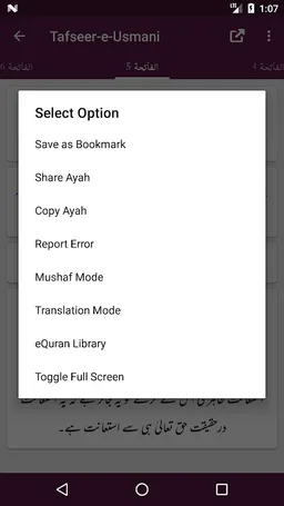 Tafseer-e-Usmani - Maulana Shabbir Ahmad Usmani screenshot 1