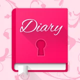 Diary with password protection icon
