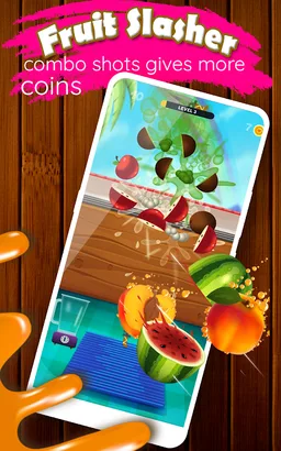 Fruit Slasher Mania: Fruit Cutting Dart Games screenshot 1