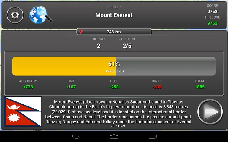 Bullseye! Geography Challenge screenshot 15