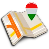 Map of Budapest offline icon