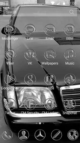 Mercedes Theme screenshot 3