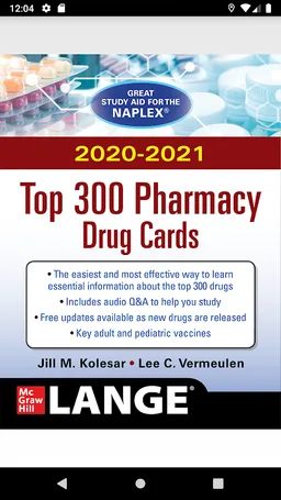 McGraw-Hill's 2020/21 Top 300 Pharmacy Drug Cards screenshot 2