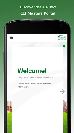 CLI Masters Portal screenshot 2