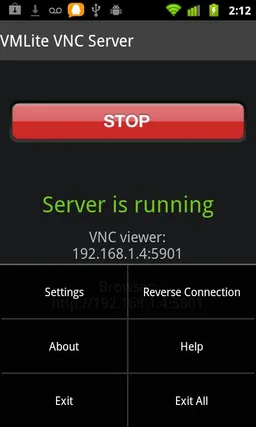 VMLite VNC Server screenshot 3