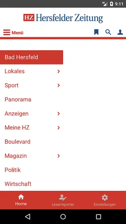 Hersfelder Zeitung screenshot 1