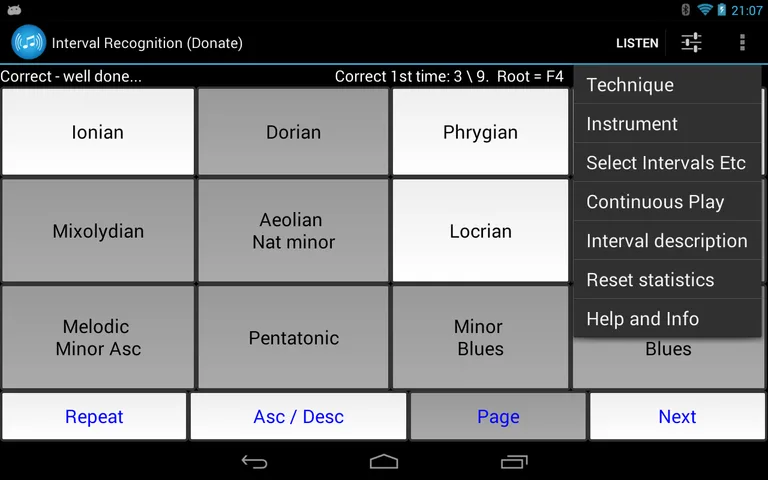 Interval Recognition (Donate) screenshot 11