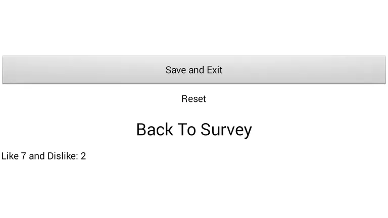 Like Survey screenshot 2