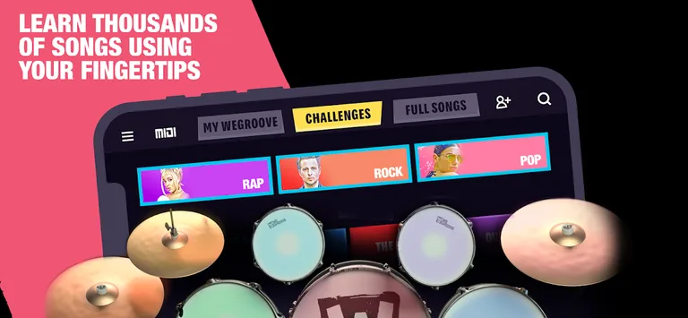 WeGroove: play & learn to drum screenshot 11