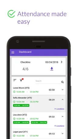 Checkin - Attendance tracker with QR / GPS screenshot 3