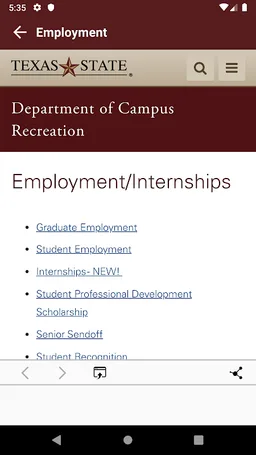 Texas State University Campus screenshot 3