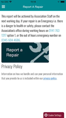 Tollcross Housing Association screenshot 1