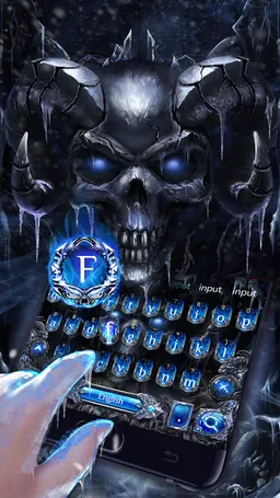 Grim Reaper Keyboard Theme screenshot 2
