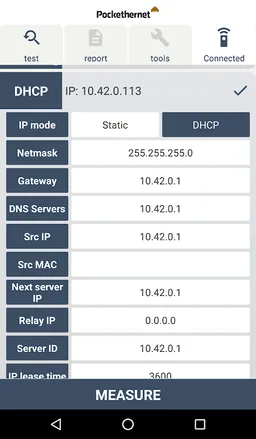 Pockethernet screenshot 3