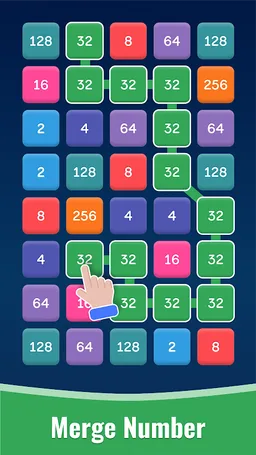 Mergeⁿ - 2248 Number Puzzle screenshot 2