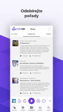 Youradio Talk: podcasty screenshot 6