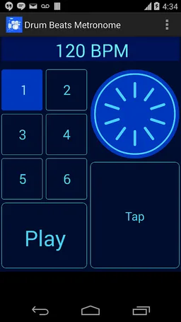 Drum Beats Metronome screenshot 1