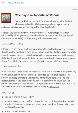 Kaddish Assistant screenshot 17