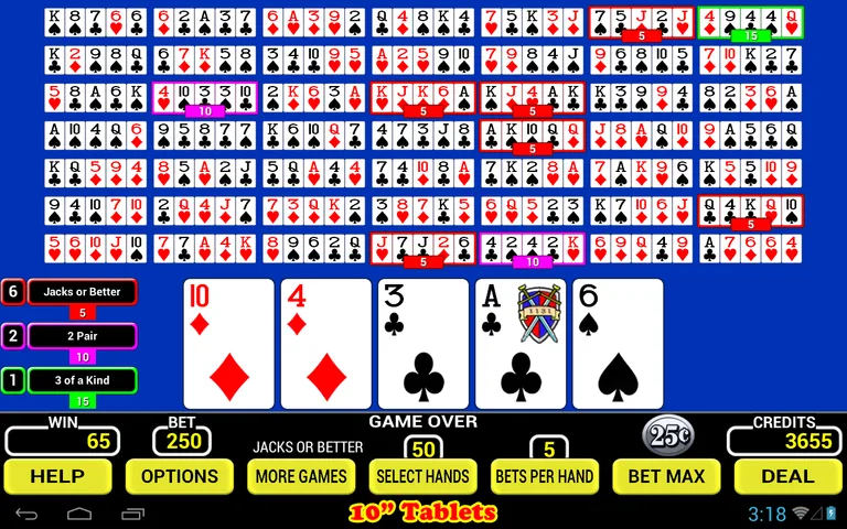 Fifty Play Poker screenshot 7