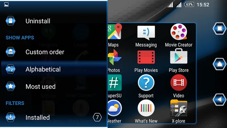 Metallic Steel Cyan XZ Theme screenshot 11
