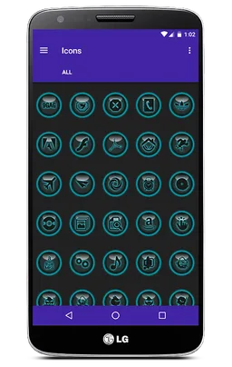 Blue Glass Icon pack screenshot 5