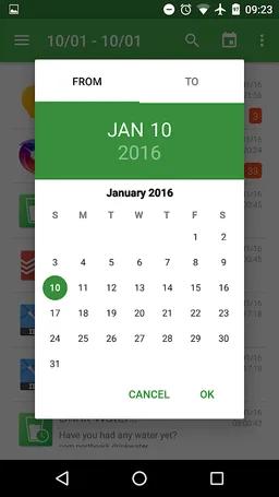 Notification History screenshot 2