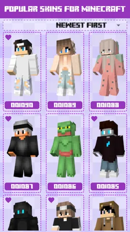 Popular Skins for Minecraft PE screenshot 1
