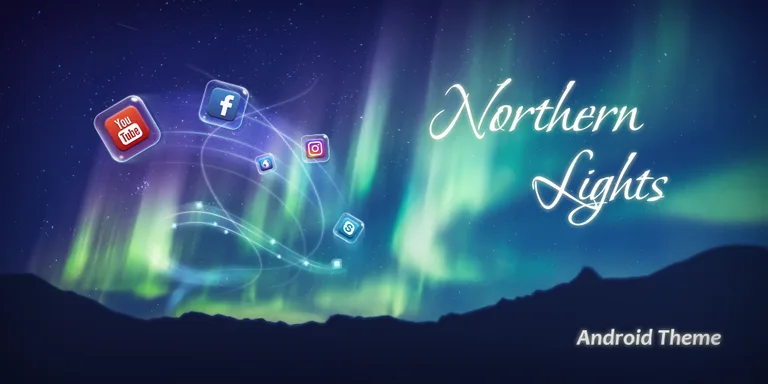 Northern Lights Theme screenshot 1