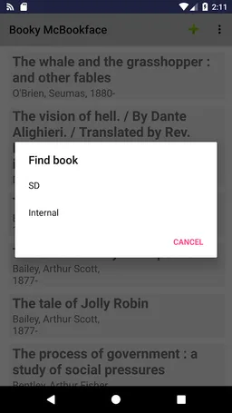 Booky McBookface eReader screenshot 5