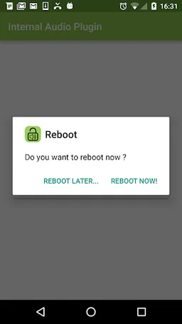 Internal Audio Plugin (ROOT) screenshot 2