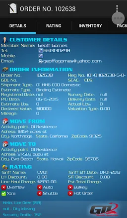 GTL Mobile System for TSP screenshot 2