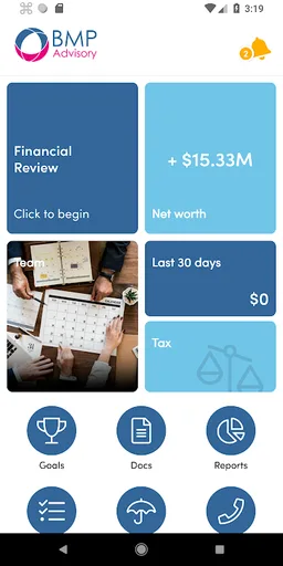 BMP Wealth Portal screenshot 1
