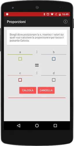 Proportions screenshot 1