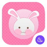 Pink Girl-APUS Launcher theme icon