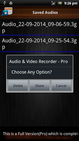 Audio and Video Recorder Lite screenshot 3