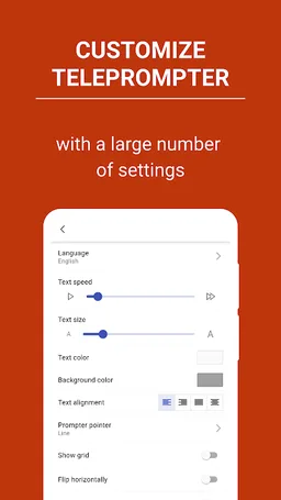 Teletoto: camera teleprompter screenshot 15