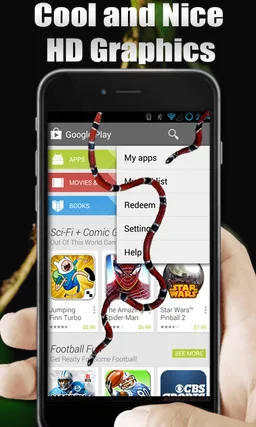 Snake on Screen Joke Scary Crawling screenshot 5