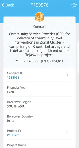 World Bank Project Procurement screenshot 9