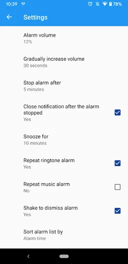 Sun Alarm screenshot 3