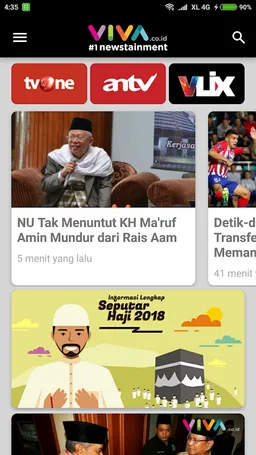 VIVA - Berita Terbaru - Streaming tvOne & ANTV screenshot 1