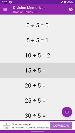 Division Memorizer screenshot 5