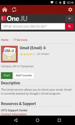 IU Mobile screenshot 2